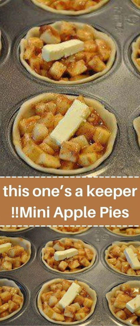 Cupcake Pan Pies, Apple Pie Halloween Bites, Sweet Potato Apple Pie, Small Apple Pie Tarts, Apple Pie For 2 People, Small Apple Pies Muffin Tins, Small Apple Pie Recipe, Pie Cups Mini, Mini Apple Recipes