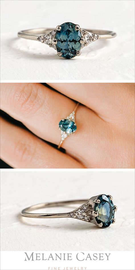 Vintage Ring Sapphire, Oval Engagement Ring Sets, Vintage Saphire Engagement Ring, Oval Blue Sapphire Engagement Ring, Diamond Engagement Rings With Saphire, Sapphire White Gold Engagement Ring, Lab Sapphire Engagement Ring, Saphire Engament Ring White Gold, Engagement Ring Diamond And Sapphire