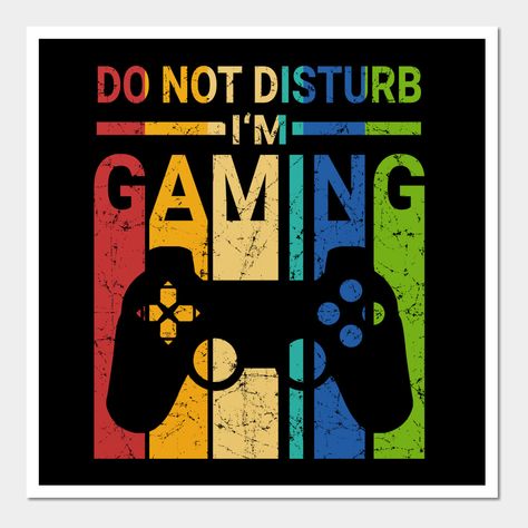 Game Room Kids, Retro Games Room, Game Room Basement, Gaming Posters, Tshirt Design Inspiration, Anime Room, Video Game Controller, Retro Gamer, Gamer Room