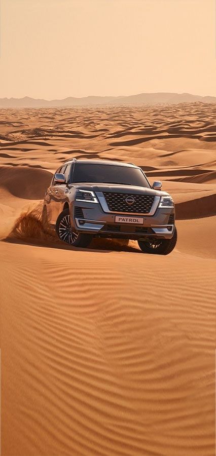 Desert Dune Basing by Nissan Petrol Nissan Patrol Wallpaper, Car In Desert, Sand Skiing, Nissan Safari, Safari Desert, Desert Wildlife, Breathtaking Sunsets, Arabian Desert, Quad Biking