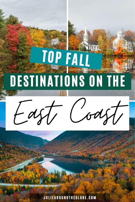 Best East Coast Vacations, East Coast Fall, Fall Weekend Trip, Fall Weekend Getaway, Fall Destinations, East Coast Vacation, Fall Vacation, East Coast Usa, New England Road Trip