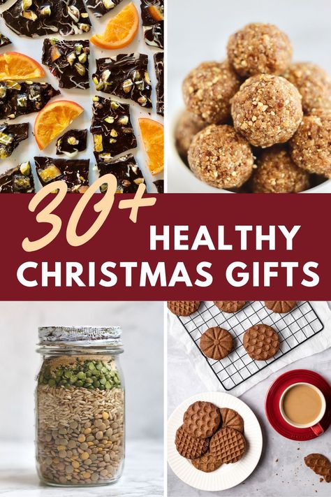 Savory Christmas Gift Ideas, Gift Meals Ideas, Healthy Neighbor Christmas Gifts, Xmas Baked Goods Gift Ideas, Edible Xmas Gifts To Make, Healthy Food Gifts For Christmas, Homemade Christmas Snacks Edible Gifts, Edible Gifts For Christmas, Healthy Christmas Gifts