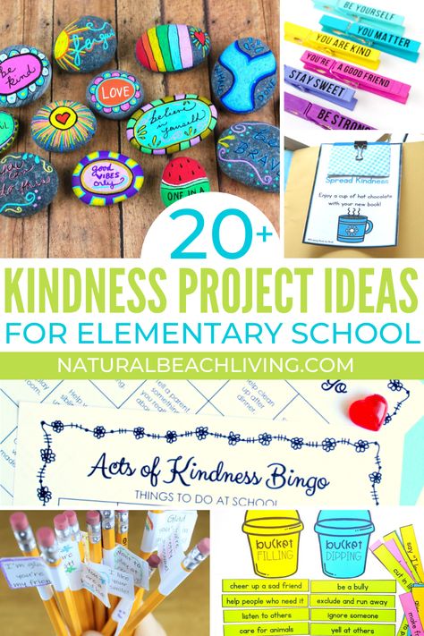 Day Of Kindness Ideas, Kindness Club Projects, Random Kindness Ideas, School Kindness Project, Schoolwide Kindness Project, Acts Of Kindness For Preschoolers, World Kindness Day Activities Middle School, Community Kindness Projects, Elementary Service Project Ideas