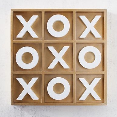 Tic Tac Toe Game - Gold & White Tic Tac Toe Board, Tic Tac Toe Game, Holiday Table Settings, Z Gallerie, Art Chair, Simple Game, Tic Tac Toe, Game Board, Scrap Paper