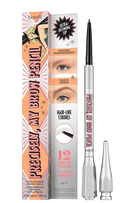 Benefit Precisely My Brow, Best Eyebrow Pencils, Precisely My Brow Pencil, Benefit Brow, Neutral Blonde, Filling In Eyebrows, Fill In Brows, Brow Color, Makeup Mistakes