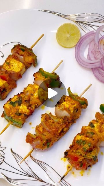 Chandni Mittal on Instagram: "Easy Paneer Tikka Recipe 😋😋 Very Tasty and easy to make 👍🏻👍🏻  #réel #paneertikka #reels #foodie   ❤️follow for more recipes  @tasty_food_by_chandni ❤️ . . . . . #foodblogger #tasty #yummy #foodlover #cheese #paneer #reelkarofeelkaro #delicious #1 #streetfood #snack #resturantstyle #viral #trending #tastyfoodbychandni" Paneer Recipes Indian Easy, Paneer Tikka Recipe, Paneer Snacks, Easy Paneer Recipes, Tikka Recipe, Paneer Tikka, Paneer Recipes, Pan Recipes, More Recipes