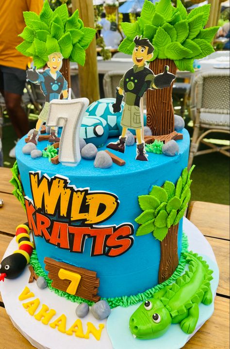 Wild Kratts Birthday Party Ideas, Wild Kratts Birthday Party Cakes, Wild Kratts Birthday Party Decoration, Wildkrats Birthday Party Ideas, Wild Kratts Birthday Cake, Wild Kratts Cake, Ice Age Birthday Party, Wild Kratts Birthday Party, Roller Skate Birthday Party