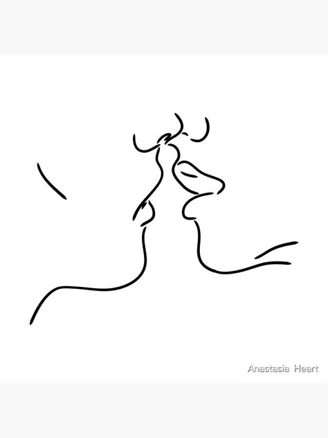 Music Art Print, Line Sketch, Outline Drawing, Outline Drawings, Music Art, Kiss, Sketch, Google Search, Art Prints