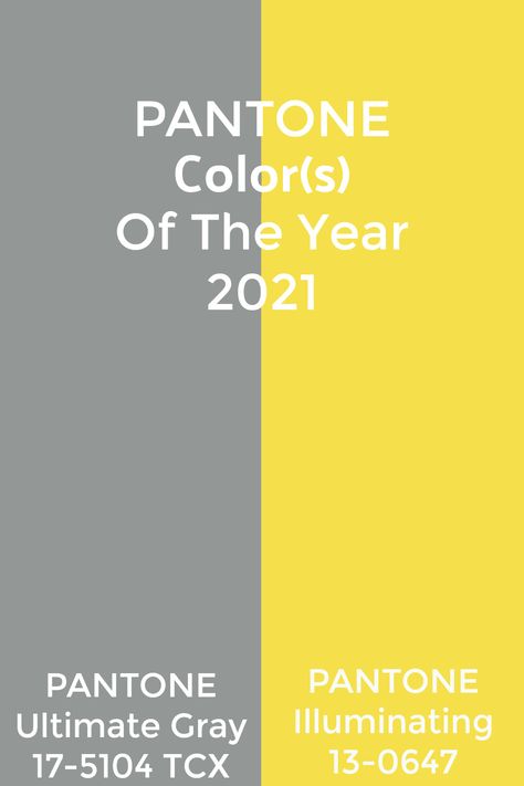 Color of the Year 2021 - Illuminating and Ultimate Gray #pantone2021 #color 2021 Color Of The Year, Mykonos Blue, Pantone Color Of The Year, Raspberry Sorbet, Pantone Colors, Texture Photography, Radiant Orchid, Blue Tomato, Colour Board