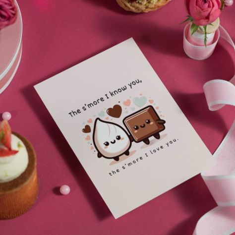 🍫Valentines Day S'mores Card, Anniversary Card, Gift for Boyfriend, Gift for Girlfriend, Husband / Wife, Punny Card, S'mores Friends🍫 https://skcardboutique.etsy.com/listing/1654903186 Birthday Card Ideas For Husband, Birthday Card Ideas For Girlfriend, Pizza Card, Funny Pizza, Birthday Card Ideas, Funny Valentines Day, Easy Love Drawings, Pizza Funny, Card Anniversary