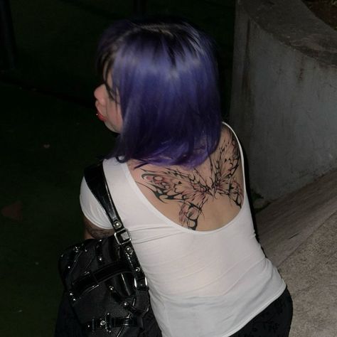 cybersigilism back tattoo | fairy wings tattoo Fairy Back Tattoo Wings, Cybersigilism Wings, Fairy Wing Tattoos On Back, Fairy Wings Back Tattoo, Cybersigilism Tattoo Design, Fairy Wings Tattoo, Fairy Wing Tattoos, Cybersigilism Tattoo, Tattoo Fairy