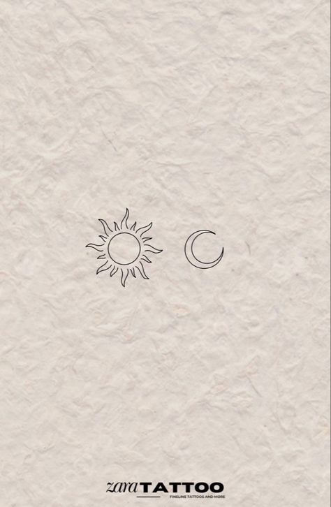 Sun Tattoo, Moon Sun, Moon, Sun, Tattoos