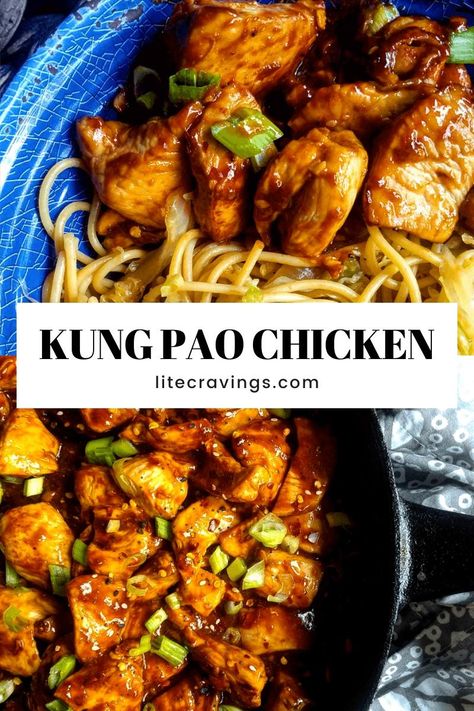 Lite Cravings, Takeout At Home, Cravings Recipes, Kung Pao Chicken Recipe, Weight Watchers Dinner, Weight Watchers Chicken, Easy Stir Fry, Ww Freestyle, Chinese Takeout