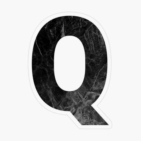 Get my art printed on awesome products. Support me at Redbubble #RBandME: https://www.redbubble.com/i/sticker/Black-Marble-Initial-Letter-Q-by-Kosmi-Design/67821435.O9UDB?asc=u Letter Q, Initial Monogram, Letter Stickers, Initial Letter, Initial Letters, Black Marble, Monogram Letters, Monogram Initials, My Art