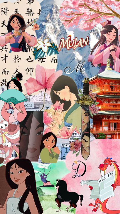 Disney Character Art, Disney Characters Wallpaper, Mermaid Wallpapers, Pikachu Wallpaper, Mulan Disney, Disney Collage, Disney Images, Cute Tumblr Wallpaper, Wallpaper Iphone Disney