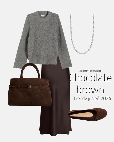 Scandinavian Fashion Women, Trend 2024, London Outfit, Brown Skirt, Brown Outfit, Classy Casual Outfits, Mein Style, Fall Fashion Outfits, How To Look Classy