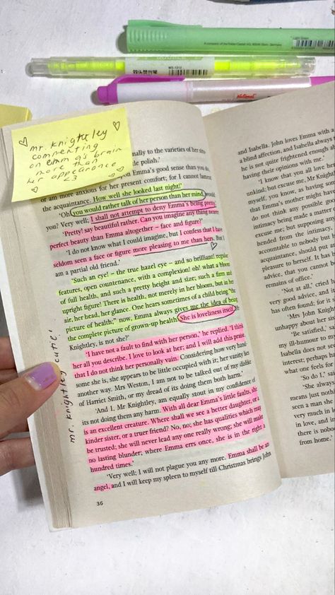 book annotation Jane Austen Annotations, Emma Jane Austen Annotations, Emma Annotations, Annotating Books Color Code, Annoting Book, Annotating Books Key, Annotation Key, Book Annotation Key, Aesthetic Literature