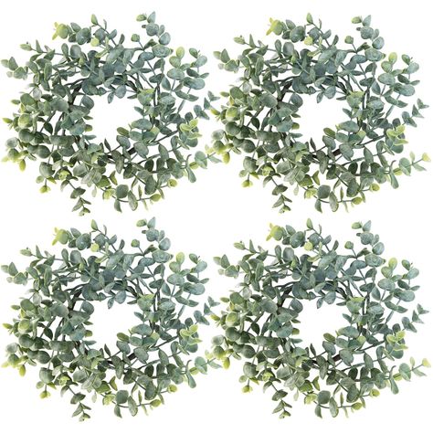 Olive Table Decor, Eucalyptus Pew Ends, Lantern Centerpieces With Greenery, Candles And Greenery Centerpiece, Woodland Table Decor, Ring Wreaths, Wedding Shower Tables, Fall Wedding Reception Decorations, Event Table Decor