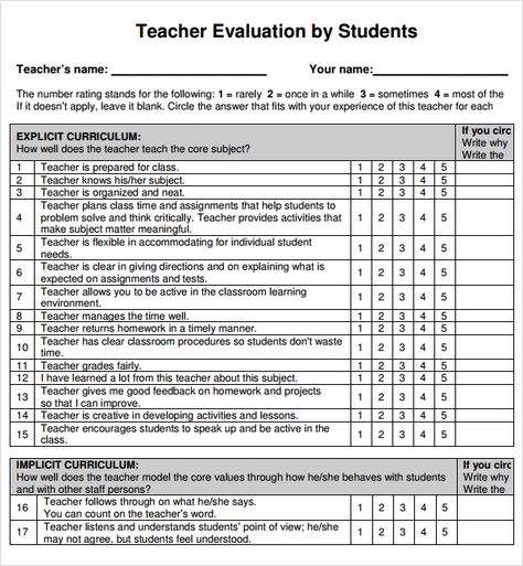 Teacher Evaluation Form for Students Teachers Evaluation Form, Feedback For Students From Teachers, Teacher Evaluation Form For Students, Student Feedback For Teachers, Teacher Feedback From Students, Teacher Evaluation Form, Course Evaluation, Employee Evaluation Form, Student Feedback