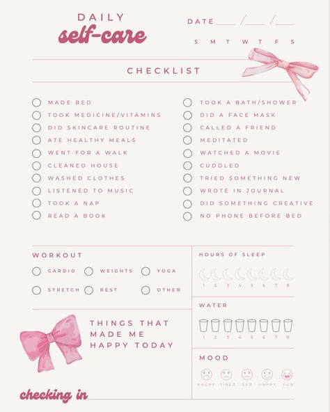 Self-care Routine List, Outdoorsy Women, Aesthetic Tees, Dotted Journal, Make Time For Yourself, Before Bed Workout, Organizing Time Management, Morning Routine Checklist, Eco Friendly Materials