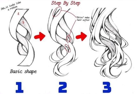 follow the creator or comment if yk  also read desc if ur interested in art courses for £5 per month Draw Curly Hair, Drawing Tutorial Step By Step, Drawing Hair Tutorial, Beautiful Illustration, Sketches Tutorial, 캐릭터 드로잉, Hair Routine, Anime Drawing, Digital Painting Tutorials