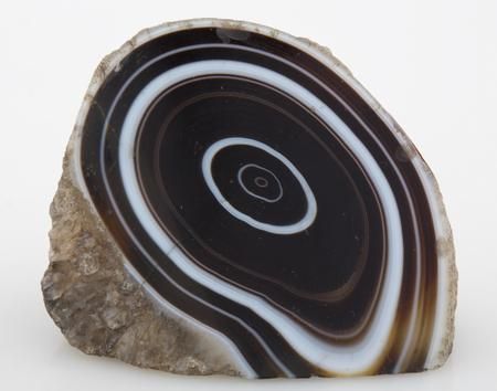 Agate in UCL Rock Room. Credit: UCL Museums & Collections Rocks And Fossils, Onyx Colour, Onyx Crystal, Crystal System, Mineral Stone, Minerals And Gemstones, Rocks And Gems, Natural Minerals, Onyx Stone