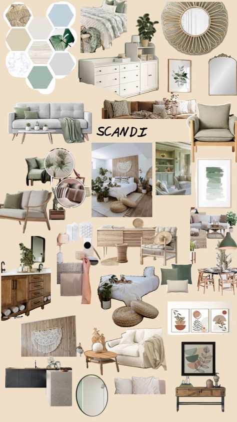 Scandinavian Mood Board Interior Design, Scandinavian Mood Board, Scandinavian Interior Style, Japandi Interior Design, Mood Board Interior, Scandi Interiors, Japandi Interior, Interior Design Sketches, Interior Design Boards