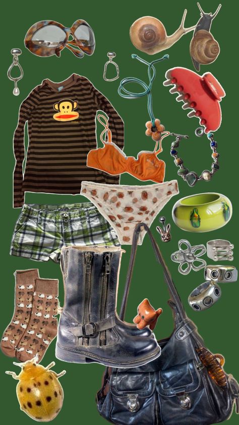 Weird Aesthetic Outfits, Funky Summer Outfits, Weird Girl, Summer Outfits Aesthetic, Manic Pixie Dream Girl, Dream Outfits, Outfit Collage, Funky Outfits, Goth Dress