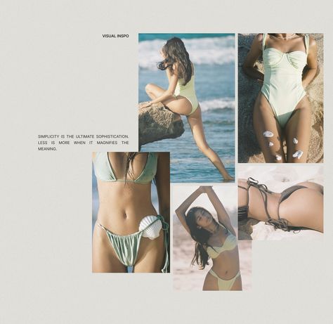 Swimwear Brand Aesthetic, Swimwear Website, Beachwear Aesthetic, Chr Yj, Website Concept, Beachwear Brands, Nature Photoshoot, Design Moodboard, Swim Brands