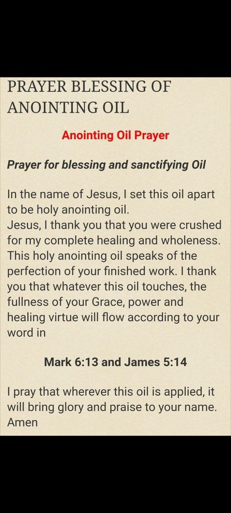 Anointing Oil Prayer, Prayer For The Sick, Gods Plan Quotes, Spiritual Awakening Quotes, Fast And Pray, Scripture For Today, Deliverance Prayers, Spiritual Warfare Prayers, Anointing Oil