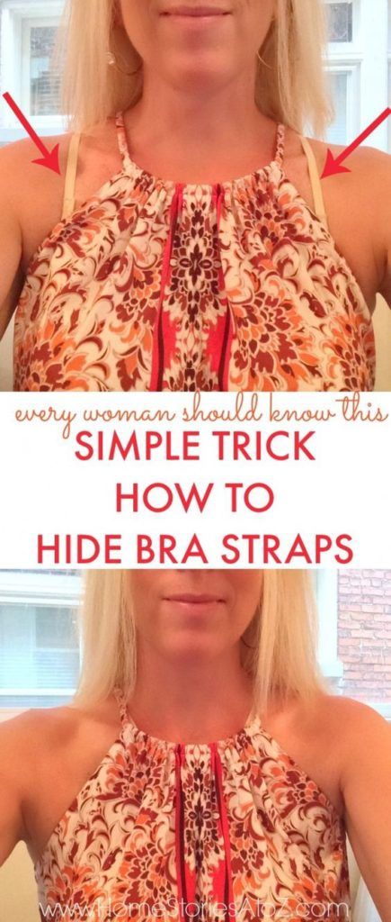 Bh Hacks, Bh Tricks, Hide Bra Straps, Mode Tips, Bra Hacks, Simple Life Hacks, Reality Check, Clothing Hacks, Bra Straps