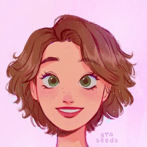 g i a 🌷 on Instagram: "punzie 🌷 bob edition !!  I would like to apologize for being such a massive bob hater when this movie first came out 🤧 I was a very upset ten year old who had long hair and hated haircuts. I’ve changed and grown since then 😌✨🌷💗💫  #rapunzel #tangled" Rapunzel Pelo Corto Disney, Short Haired Rapunzel, Rapunzel Hair Short, Short Rapunzel Haircut, Rapunzel Haircut Short, Rapunzel Short Hair Aesthetic, Rapunzel Cut Hair, Rapunzel Hairstyle Short, Character Design Short Hair