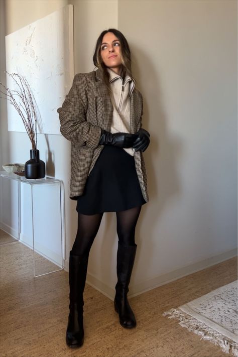 Sheer Tights Outfit Fall, Sheer Tights Outfit Winter, Sheer Black Tights Outfit, Black Tights Outfit, Sheer Black Tights, 2023 Outfits, Sheer Tights, Tights Outfit, Casual Work Outfits