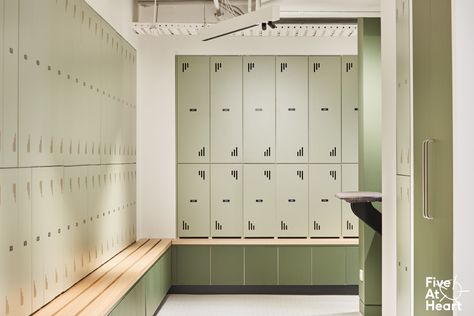 Maximus School Locker Room Design, Yoga Locker Room, Womens Locker Room Design, Small Locker Room, Castlemartyr Resort, Locker Room Design, Locker Room Bathroom, Staff Lockers, Ironing Station