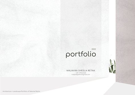 Architecture Portfolio Cover Landscape, Simple Architecture Portfolio, Portfolio Cover Design Architecture, Architecture Portfolio Cover Page Design, Architecture Portfolio Cover Page, Interior Design Portfolio Cover Page, Portfolio Architecture Cover, Architecture Portfolio Cover, Arch Portfolio