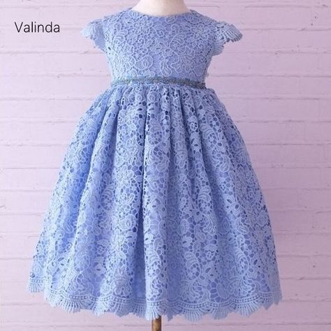 Cheap Flower Girl Dresses, Buy Quality Weddings & Events Directly from China Suppliers:Blue Lace Girl Dresses for Birthday Party Kids Children Clothing Enjoy ✓Free Shipping Worldwide! ✓Limited Time Sale ✓Easy Return. Dress Brukat Anak, Dress Brokat Anak, Dresses For Birthday Party, Dresses For Birthday, Cheap Flower Girl Dresses, Dress Anak, Chic Dress Classy, Girls Dresses Sewing, Lace Gown Styles