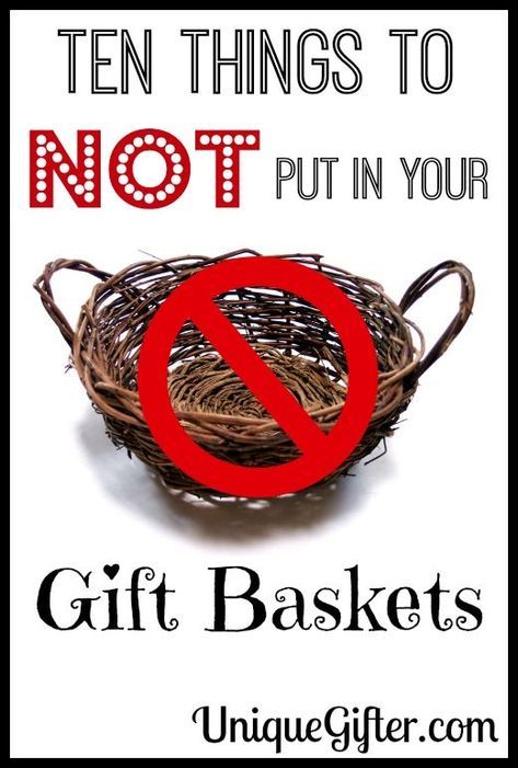 Gift baskets can get a bad rep when someone is receiving a whole bunch of them. Summer sausage, anyone? Here are Ten Things to Not Put In Your Gift Baskets! Gift basket Ideas #giftbasketideas #giftbaskets 5 Senses Gift For Boyfriend, Gift Basket Business, Valentijnsdag Diy, Auction Gift Basket Ideas, Summer Gift Baskets, Diy Gifts For Christmas, Joululahjat Diy, Fundraiser Baskets, Selamat Hari Valentine