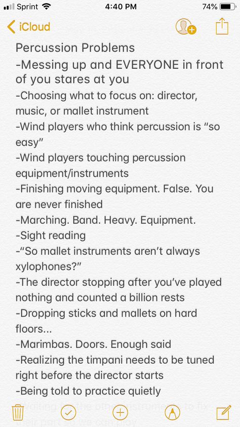 Band Quotes Funny, Relatable Band Posts, Band Memes Funny Percussion, Percussion Wallpaper, Band Stereotypes, Percussion Humor, Percussion Jokes, Percussion Aesthetic, Percussion Problems