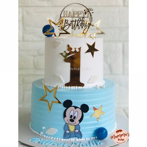 Cake Designs For 1st Birthday, Birthday Cake 1 Year, 3tier Cake, Cake 1 Year, Boys Bday Cakes, 1st Birthday Cake Designs, Doll Cake Designs, Boys First Birthday Cake, Boys 1st Birthday Cake