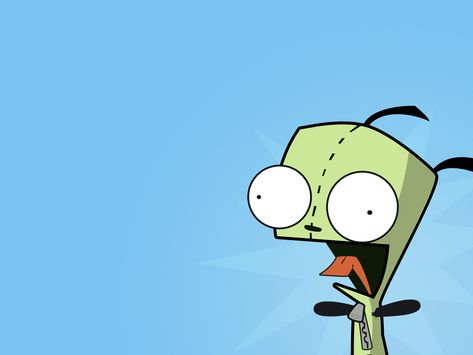 <3 Gir <3 Invader Zim Wallpaper, Zim Wallpaper, Meet Background, Invader Zim Wallpapers, Spongebob Shows, Zim Gir, Cybercore Aesthetic, Bunny Wallpaper, Desktop Wallpapers Backgrounds