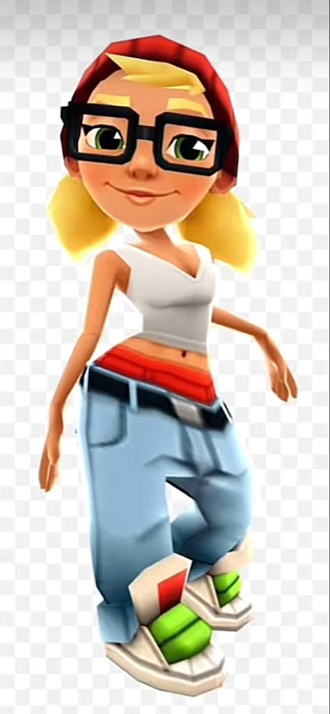 Trixy Subway Surfers Halloween Costume, Trixie Subway Surfers Costume, Subway Surfers Girl, Trixie Subway Surfers, Surfer Girl Halloween Costume, Blonde Hair Characters Cartoon, Tricky Subway Surfers Costume, Tricky Costume, Subway Surfers Characters