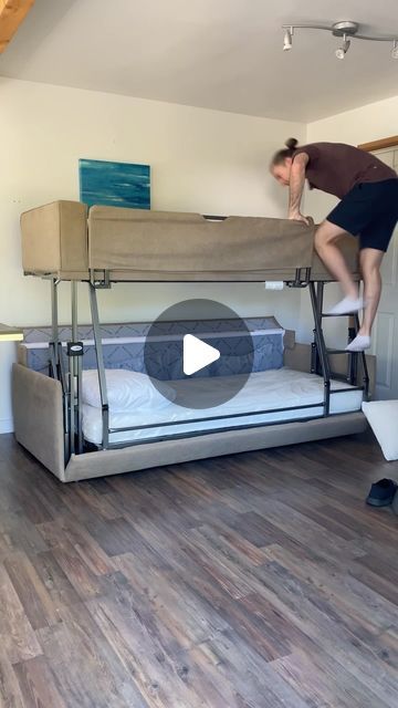 Expand Furniture on Instagram: "Dormire Bunk Bed Couch by @expandfurniture 

👇Comment below for a link to this product or checkout our website in bio for for details!" Expand Furniture, Couch Bed, Bunk Beds, Couch, Bed, Furniture