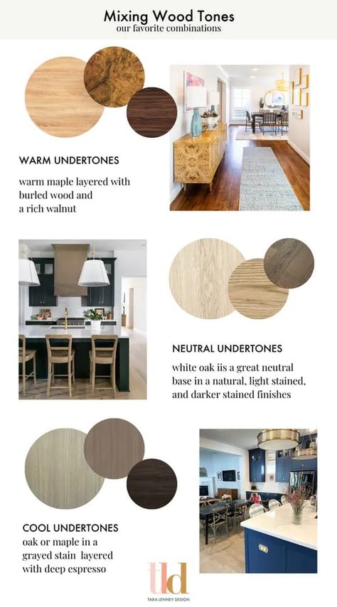 Mixing Light And Dark Wood Tones, Different Wood Furniture In Living Room, Mixing Neutral Wood Tones, Complementary Wood Tones, Wood Color Combination Living Rooms, Light Wood With Dark Wood, How To Pair Wood Tones, Cool Toned Wood Floor, Dining Room Mixed Wood Tones