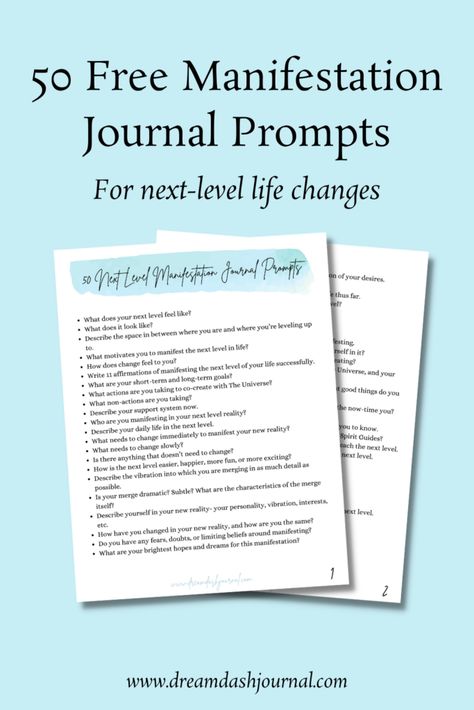 manifestation journal prompts Creating A Gratitude Journal, Manifesting Journal Free Printable, Free Printable Manifestation Journal, Free Printable Journal Prompts, Motivation Topics, Journal Prompts Manifestation, Manifestation Journal Prompts, Manifestation Journaling, Manifestation Inspiration