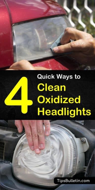 How To Clean Car Light Covers, How To Clean Head Lights On A Car, Diy Cleaning Headlights Cars, Headlights Cleaning Diy, How To Clean Car Lights Foggy Headlights, Cleaning Foggy Headlights Diy, Cleaning Car Headlights Diy, Clean Car Headlights Diy, How To Clean Foggy Headlights On A Car