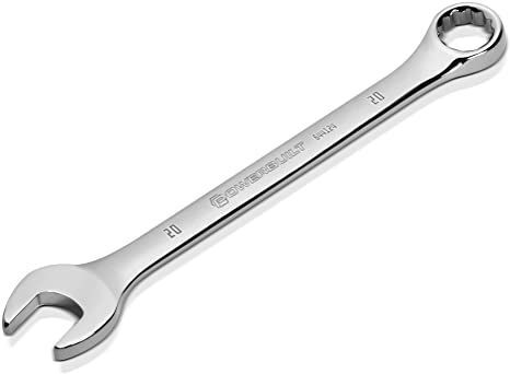 Powerbuilt 644124 Metric 20mm Polished Combination Wrench Workshop Equipment, Wrench, Hand Tools, Polished Chrome, Things To Sell