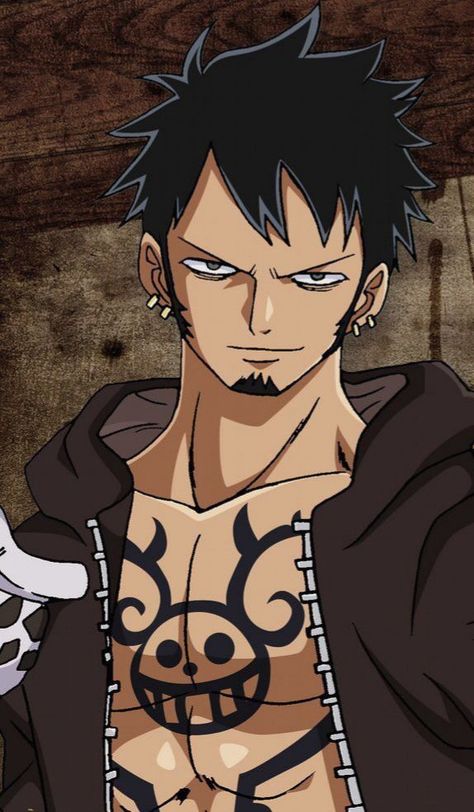 Trafalgar Law No Hat, One Piece Guys, One Piece Law, Trafalgar Law One Piece, Trafalgar Law Wallpapers, Trafalgar D Water Law, Law One Piece, One Piece Style, Doflamingo Wallpaper