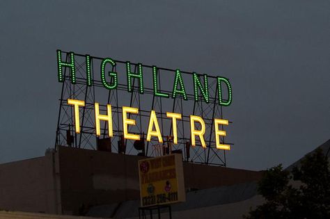 Eagle Rock California, Highland Park Los Angeles, La Sign, La Living, La Aesthetic, Theatre Sign, Theatre Lighting, 90 Day Plan, Griffith Park