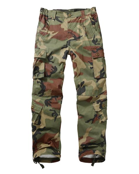 PRICES MAY VARY. Material of Women Cargo Pants: Camo cargo pants for women are made from 97% cotton and 3% spandex for lasting comfort and repeated wear. Good bendability. Good flex. Makes the stretchy cargo pants for womens lightweight, rip-stop, wrinkle resistant, comfortable and breathable, stretch for outdoor activities and leisure wearing. And it is quicker to dry out when wet versus jeans Great Design for Cargo Pants Women: Ripstop camouflage pants for women feature with zip fly with butto Womens Camo Pants, Cargo Pants Camo, Camo Pants Men, Women's Cargo Pants, Mens Tactical Pants, Cargo Work Pants, Grey Cargo Pants, Hiking Pants Women, Combat Pants