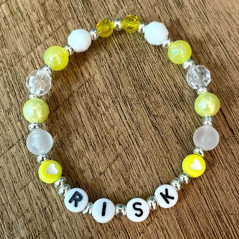 Gracie Abrams Bracelet Risk Handmade New Without Tags Always Open To Bundles And Offers! Gracie Abrams Bracelet Idea, Gracie Abrams Friendship Bracelet, Gracie Abrams Bracelet, Gracie Concert, Concert Bracelets, Brighton Charm Bracelet, Fossil Earrings, Concert Ideas, Fits Ideas